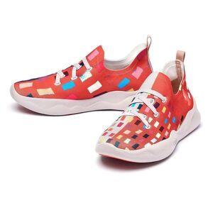 UIN Men's Fashion Sneakers Walking Casual Shoes (Color Block Mijas)NewNoBox